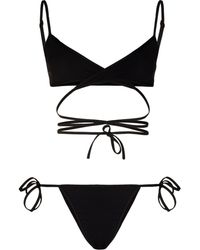 Balenciaga - Wrap-style Bikini Set - Lyst