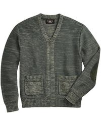 RRL - Long-Sleeve Zip-Up Cardigan - Lyst