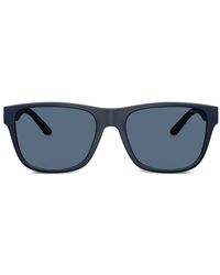 Emporio Armani - Logo-Print Sunglasses - Lyst