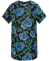 KENZO - Peonies ミニドレス - Lyst