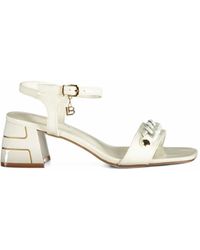 Laura Biagiotti - Chain-Link Buckled Sandals - Lyst