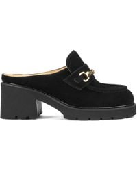 Doucal's - Chain-Embellished Heeled Mules - Lyst