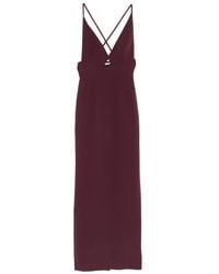 Solace London - Cross-Back Maxi Dress - Lyst