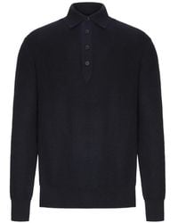 ZEGNA - Oasi Cashmere Polo Shirt - Lyst