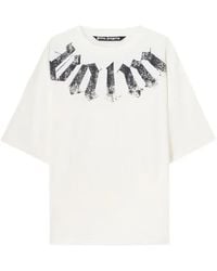 Palm Angels - Logo Cotton T-Shirt - Lyst