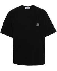Stone Island - T-shirt en coton à motif Compass - Lyst