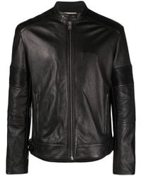 Zadig & Voltaire - Lean Zip-up Leather Biker Jacket - Lyst