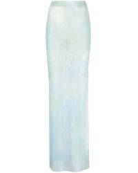 Off-White c/o Virgil Abloh - Tie-Dye Sheer Maxi Skirt - Lyst
