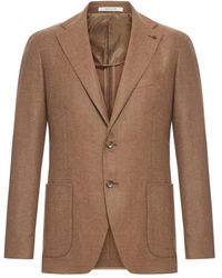 Tagliatore - Blazer Met Opgestikte Zak En Twee Knopen - Lyst