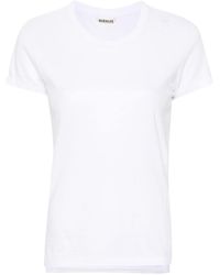AURALEE - Short-sleeve Cotton T-shirt - Lyst