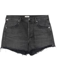 Citizens of Humanity - Ausgefranste Annabelle Jeans-Shorts - Lyst