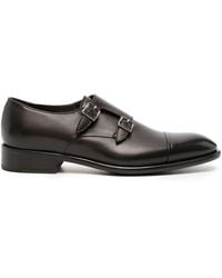 Doucal's - Double-strap Leather Monk Shoes - Lyst