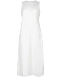 Vince - Bias-Cut Sleeveless Midi Dress - Lyst