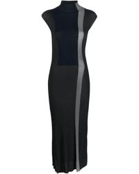Fendi - Vestido sin mangas con diseño colour block - Lyst