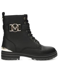 Mexx - Logo-Plaque Lace-Up Ankle Boots - Lyst