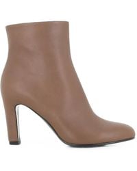 Roberto Del Carlo - Side-Zip Leather Ankle Boots - Lyst