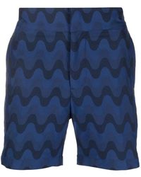 Frescobol Carioca - Tailored Jacquard Copacabana Swim Shorts - Lyst