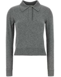 Jil Sander - Knitted Polo Top - Lyst