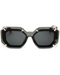Philipp Plein - Plein Supreme Geometric-Frame Sunglasses - Lyst