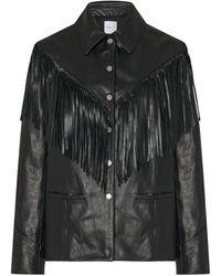 Rosetta Getty - Giacca Con Frange - Lyst