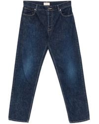 The Row - Moe Straight-Leg Five-Pocket Jeans - Lyst