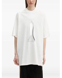 Rick Owens - Graphic-Print Oversized T-Shirt - Lyst