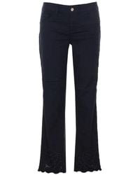 Liu Jo - Jean À Fleurs Brodées - Lyst