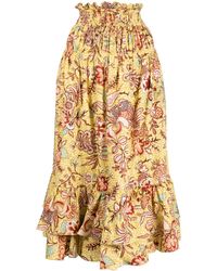 Ulla Johnson - Acacia Calla Lily プリント スカート - Lyst