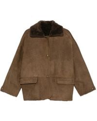 Liska - Shearling-Collar Button-Fastening Jacket - Lyst