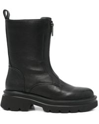 Bruno Premi - Front-Zip Chunky-Sole Boots - Lyst