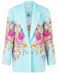 CAMILLA - Boyfriend Floral-Pattern Blazer - Lyst