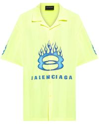 Balenciaga - ロゴ シャツ - Lyst