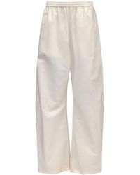 MM6 by Maison Martin Margiela - Cotton Flared Trousers - Lyst