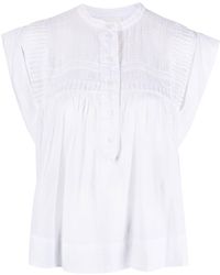 Isabel Marant - Leaza Geplooide Blouse - Lyst
