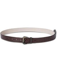 Brunello Cucinelli - Ceinture À Effet Peau De Lézard - Lyst