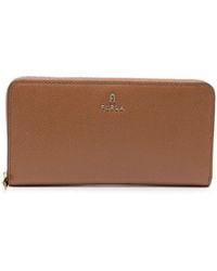 Furla - Camelia Logo-Plaque Leather Wallet - Lyst
