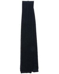 Fursac - Square-Tip Knitted Silk Tie - Lyst