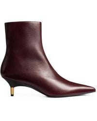 KHAITE - Bella Ankle Boots - Lyst