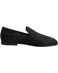 Dolce & Gabbana - Floral-Pattern Loafers - Lyst