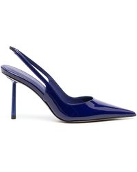 Le Silla - Bella 80Mm Slingback Patent Pumps - Lyst
