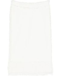 JNBY - Fringed Midi Skirt - Lyst