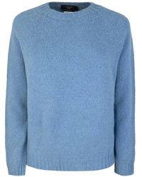 Weekend by Maxmara - Raglan-Sleeve Knitted Sweater - Lyst