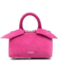 The Attico - Mini Friday Suede Top-Handle Tote Bag - Lyst