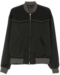 Low Brand - Bead-Embellished Bomber Jacket - Lyst