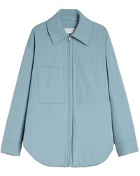Jil Sander - Patch Pocket Padded Overshirt - Lyst