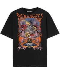 Palm Angels - T-Shirt mit Palm Concert-Print - Lyst