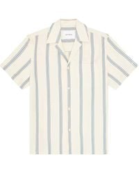 Les Deux - Lawson Striped Chest-Pocket Shirt - Lyst