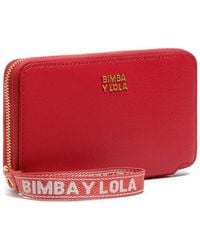 Bimba Y Lola - Portefeuille En Cuir À Fermeture Zippée - Lyst