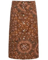Cara Cara - Juniper A-Line Midi Skirt - Lyst