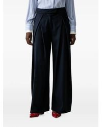 ERMANNO FIRENZE - Pantalon Ample À Design Plissé - Lyst